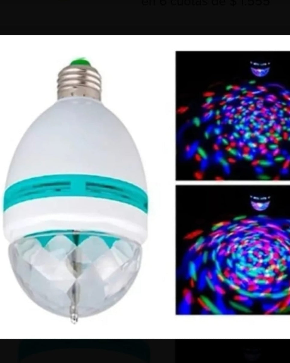 Foco giratorio de colores